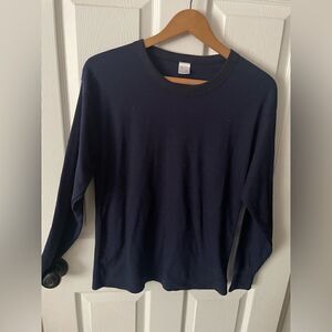 Navy Thermal Shirt Size Youth L